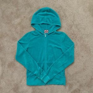 juicy couture | blue velour tracksuit jacket